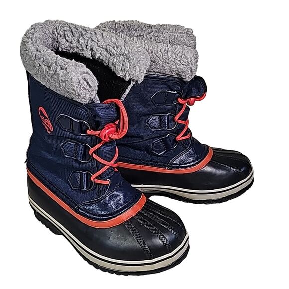 Sorel Yoot Pac Nylon Collegi N Cold Weather Snow Boots Kids Size 4 - Picture 1 of 11